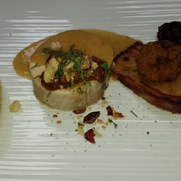 Roast turkey & ham with some of the best stuffing and gravy I've ever had!
