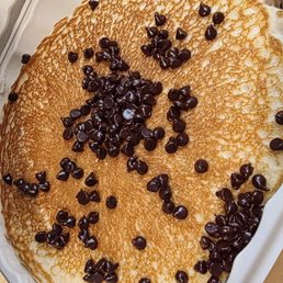 Chocolate chip pancakes Chocolate chip pancakes