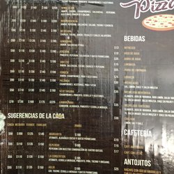 La Casa De Las Once Pizzas - Menu
