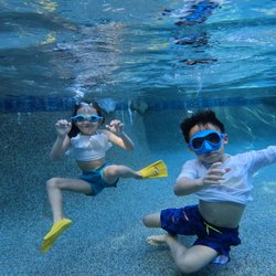 Have fun learning to swim