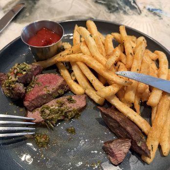 Alder & Ash - New skirt steak, very average, totally different cut than before, incredibly small portion compared with what they used to have. - Cocktail Bars Near Me - Seattle, Washington