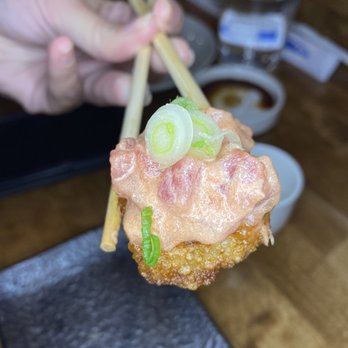 Temakase Hand Roll Bar - 2nd Ave - Spicy Tuna Crispy Rice- incredible must get multiple orders of these!! - Sushi Bars Near Me - New York, New York