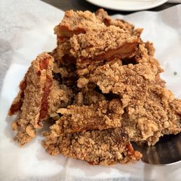 Fried Pork belly (char siu)