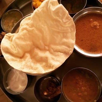 Anjappar - The chicken thali . They have the best sambhar ! - Indian Near Me - New York, New York Anjappar - The chicken thali . They have the best sambhar ! - Indian Near Me - New York, New York