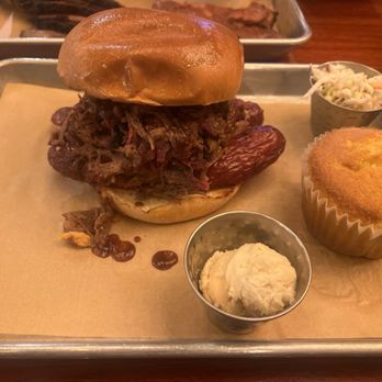 Ruby Red's BBQ - Full House sandwich - Barbeque Near Me - La Habra, California