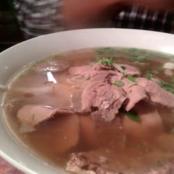 Thuy's Pho House - Pho special with brisket, tendon, steak, and meatball.