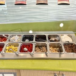 Menchie's Frozen Yogurt - Fruit toppings