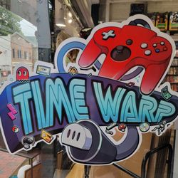 Time Warp Media Video Games - Cool Logo