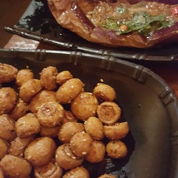 Chat Bar - Grilled eggplant and mushrooms. - Barbeque Near Me - Scarborough, Ontario