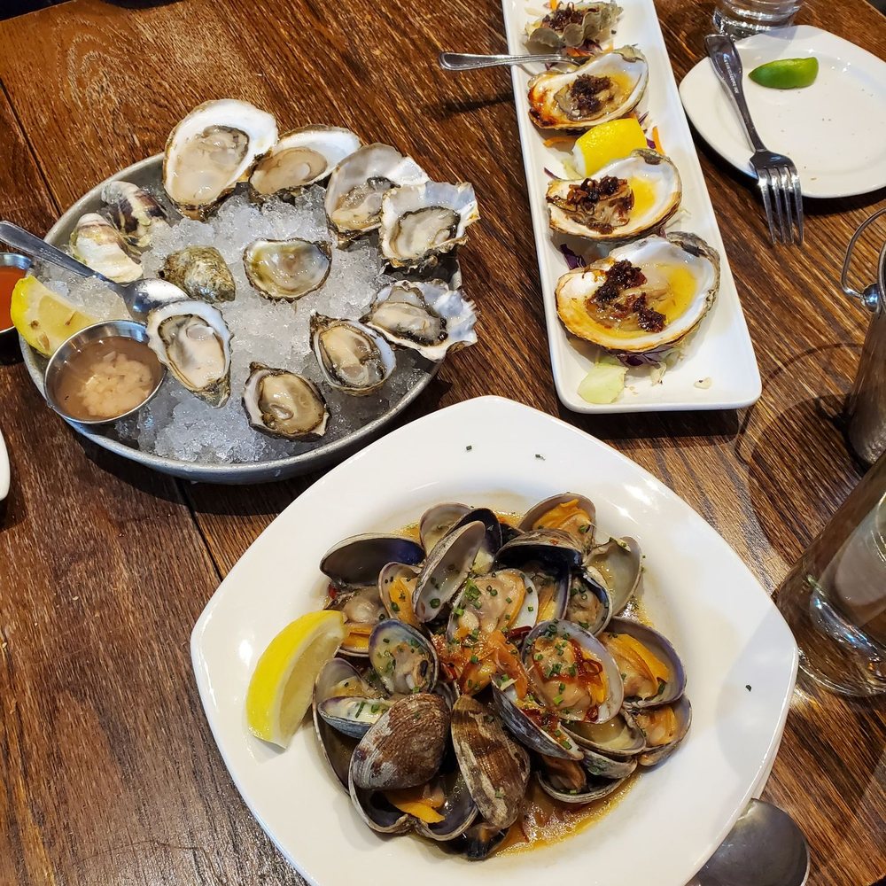 Taylor Shellfish Oyster Bar - Shucker's Dozen Oyster Bar, Baked Oysters, Steamed Clams - Seafood Near Me - Seattle, Washington Taylor Shellfish Oyster Bar - Shucker's Dozen Oyster Bar, Baked Oysters, Steamed Clams - Seafood Near Me - Seattle, Washington