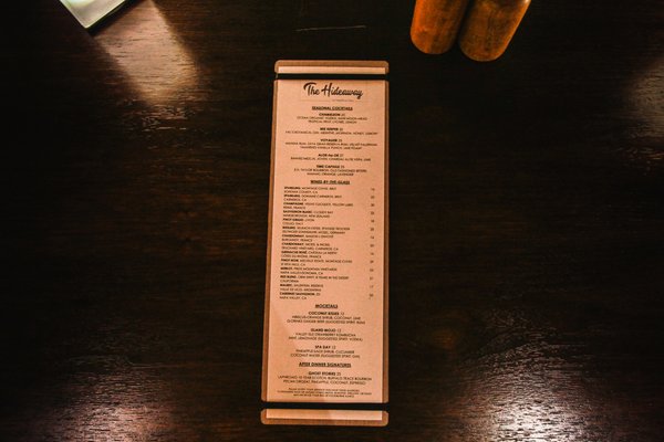 Menu photo 2 The Hideaway Lahaina, HI Menu photo 2 The Hideaway Lahaina, HI
