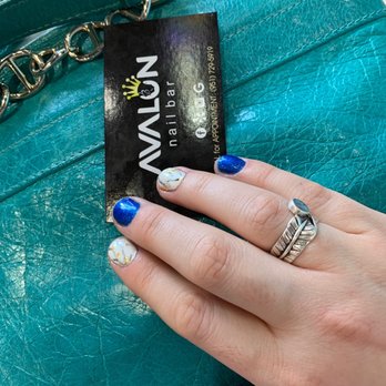 Zen Nail Bar - Gel manicure with marble accents - Nail Salons Near Me - Riverside, California Zen Nail Bar - Gel manicure with marble accents - Nail Salons Near Me - Riverside, California