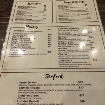 Bella Italia Ristorante - Menu - Italian Near Me - Plano, Texas Bella Italia Ristorante - Menu - Italian Near Me - Plano, Texas