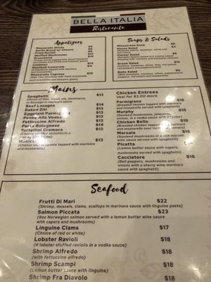 Menu photo 5 Bella Italia Ristorante Plano, TX Menu photo 5 Bella Italia Ristorante Plano, TX