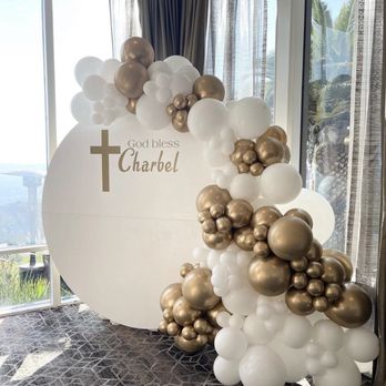 Upballoons_and_more - Beautiful backdrop by the amazing Olivia, Upballoons_and_more!! - Balloon Services Near Me
