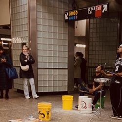 MTA - 42nd St/Times Square Subway Station - Always music!