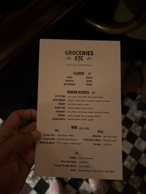 Menu photo 1 Groceries Etc Nashville, TN