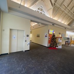 Broward County Libraries - Imperial Point Branch - 2nd level elevator landing area, Broward Imperial Point Library