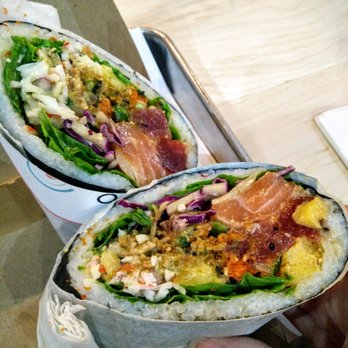 Pokito - 420 Burrito (tuna & salmon) - Hawaiian Near Me - Toronto, Ontario Pokito - 420 Burrito (tuna & salmon) - Hawaiian Near Me - Toronto, Ontario