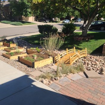 Right Way Construction - Great new front garden, rock work and paver pathway. - Handyman Near Me - Englewood , Colorado Right Way Construction - Great new front garden, rock work and paver pathway. - Handyman Near Me - Englewood , Colorado