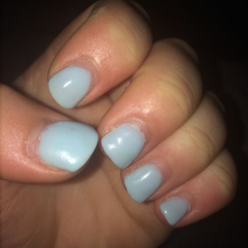 Nail Studio & Spa - Uneven and messy... - Nail Salons Near Me - Schenectady, New York