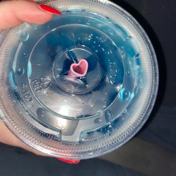 Blend Cafe - The heart straw!! - Acai Bowls Near Me - Jacksonville, North Carolina