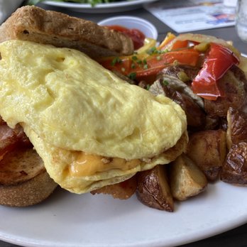Mom's Kitchen & Bar - Egg Breakfast Sandwich - Bars Near Me - Astoria, New York Mom's Kitchen & Bar - Egg Breakfast Sandwich - Bars Near Me - Astoria, New York