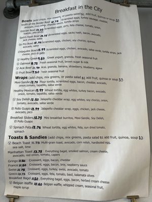 Menu photo 5 Sacks in the City Redondo Beach, CA Menu photo 5 Sacks in the City Redondo Beach, CA