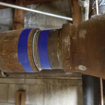 National Leak Specialists - Leak was found in between the blue tape - Plumbing Near Me - Sylmar, California