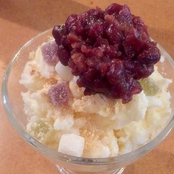 Bol Orange - Red beans shaved ice - Korean Near Me - Montreal, Quebec Bol Orange - Red beans shaved ice - Korean Near Me - Montreal, Quebec