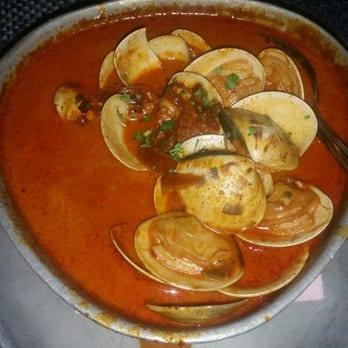 The Pink Adobe - Clams Lucifer appetizer. - New Mexican Cuisine Near Me - Santa Fe, New Mexico The Pink Adobe - Clams Lucifer appetizer. - New Mexican Cuisine Near Me - Santa Fe, New Mexico