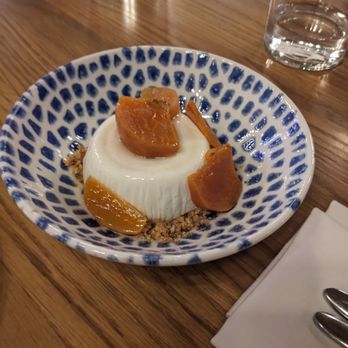 Corzetti - Panna cotta with persimmon - Wine Bars Near Me - San Francisco, California