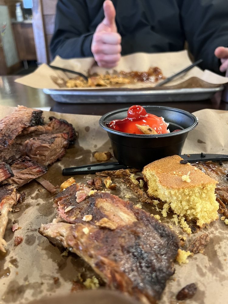 Food from Mission BBQ