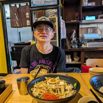 Ramen Yukinoya - 7-22-26 with my favorite dish Yakisoba. Yummy and hell yeah. I am so handsome that is for sure. Go Lakers. - Ramen Near Me - Arcadia, California