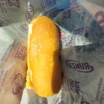 Runza - a hot dog with cheese on it - New American Near Me - York, Nebraska