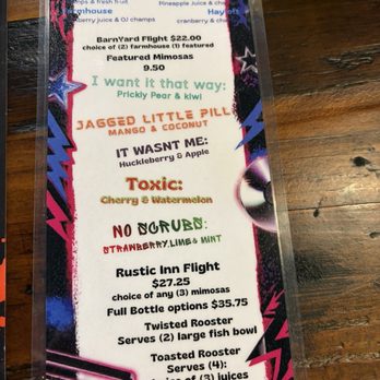 Toasted Rooster Cafe - Mimosa menu - Breakfast & Brunch Near Me - Orangevale, California Toasted Rooster Cafe - Mimosa menu - Breakfast & Brunch Near Me - Orangevale, California
