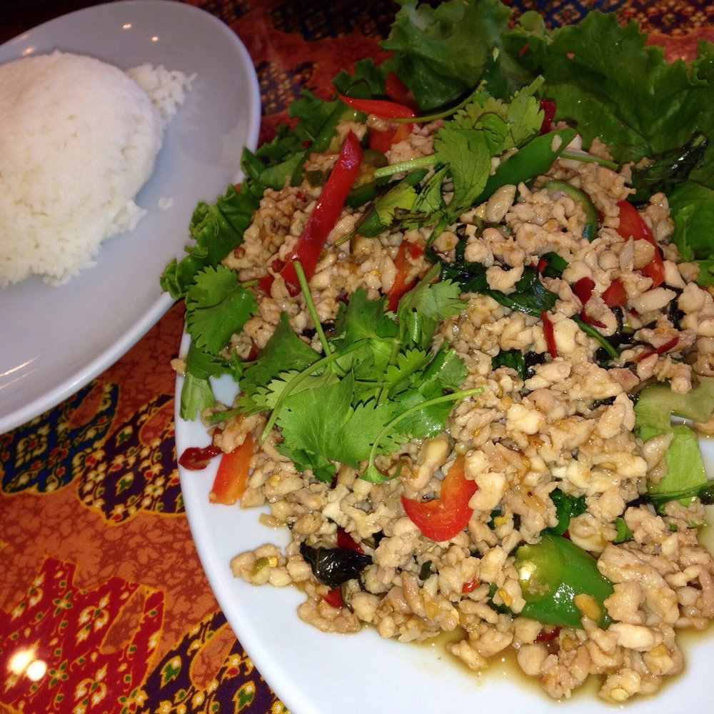 Ontar Thai Restaurant - Basil chicken goodness - Thai Near Me - Ontario, California Ontar Thai Restaurant - Basil chicken goodness - Thai Near Me - Ontario, California
