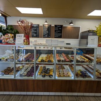 Jayden's Donuts - Display of beautiful offerings and pretty decor - Donuts Near Me - Fountain Valley, California Jayden's Donuts - Display of beautiful offerings and pretty decor - Donuts Near Me - Fountain Valley, California