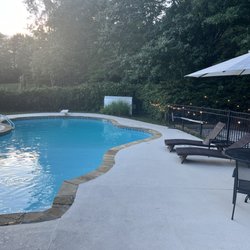 Color Finishes - Painted pool deck