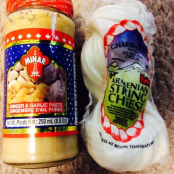 Halal International - Ginger and garlic paste then some Armenian string cheese - Grocery Near Me - Columbia, South Carolina
