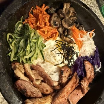 Blue House Korean BBQ - Chicken Bibimbap - Korean Near Me - Sacramento, California Blue House Korean BBQ - Chicken Bibimbap - Korean Near Me - Sacramento, California