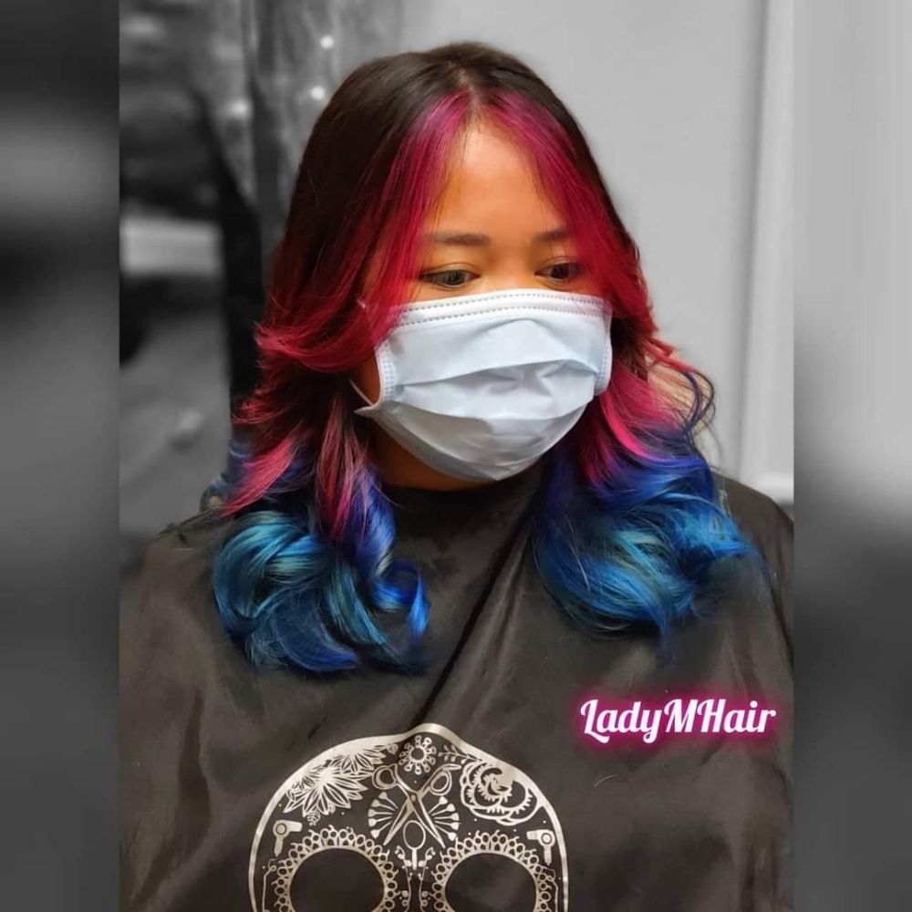 Lady M Hair Logo