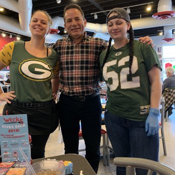 Weck's - Winks staff sporting Packers gear! - Breakfast & Brunch Near Me - Albuquerque, New Mexico