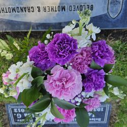 Michael's Flowers - Flowers for my parent's grave