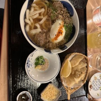 Zaru - Beef udon with tempura mushrooms - Japanese Near Me - Orlando, Florida Zaru - Beef udon with tempura mushrooms - Japanese Near Me - Orlando, Florida