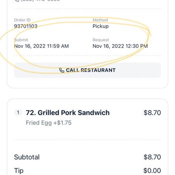 Pho Bo - I ordered at 11:59 for 12:30pm as it was listed as an option. Not even the first available option. - Vietnamese Near Me - Houston, Texas Pho Bo - I ordered at 11:59 for 12:30pm as it was listed as an option. Not even the first available option. - Vietnamese Near Me - Houston, Texas
