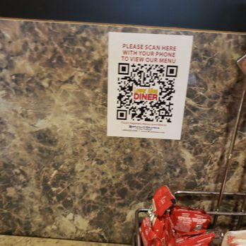 Lower Allen Diner - Qr code reader for menu they also have normal menus - Diners Near Me - Camp Hill, Pennsylvania