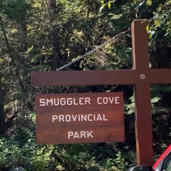 Smuggler Cove Marine Provincial Park