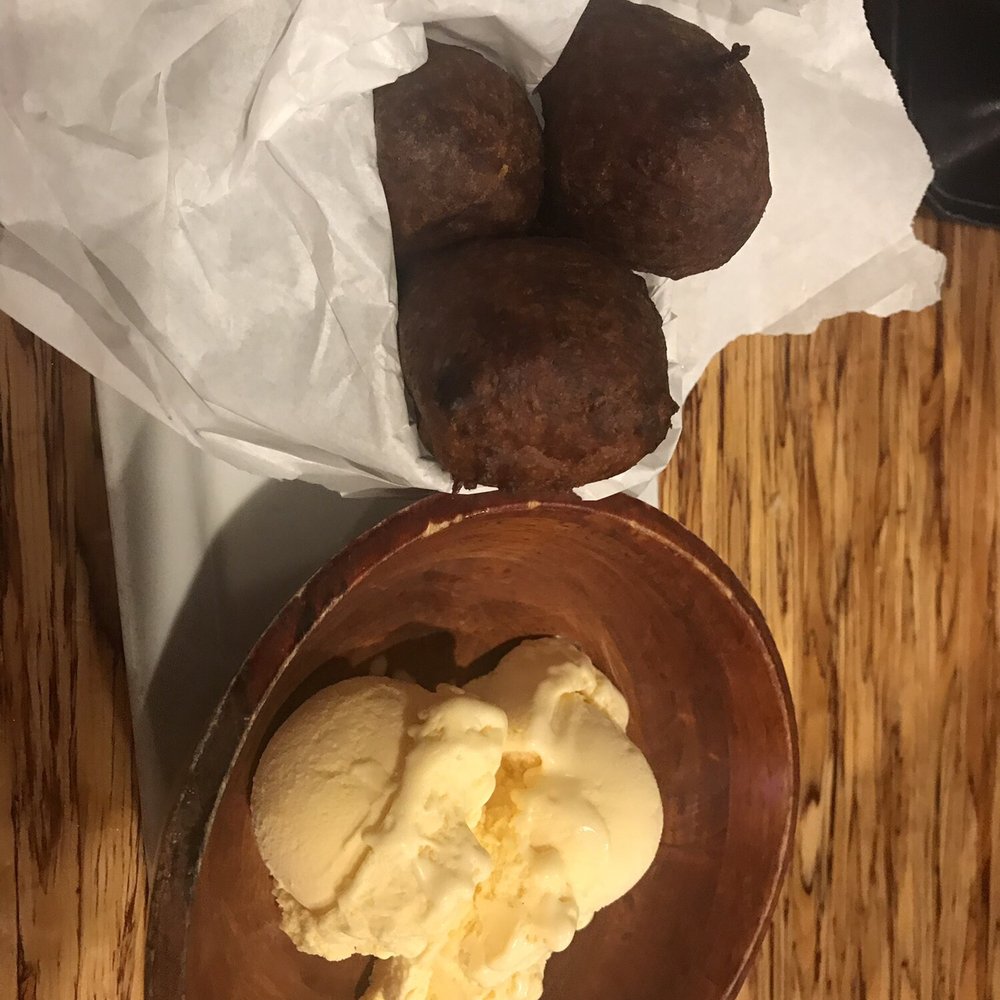 Guahan Grill - Banana donuts with ice cream.  Eat them together!!! - Barbeque Near Me - Oceanside, California