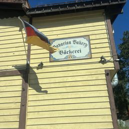 Exterior outside entrance of Bavarian Bakery - Exterior. - Leavenworth, Washington Exterior outside entrance of Bavarian Bakery - Exterior. - Leavenworth, Washington